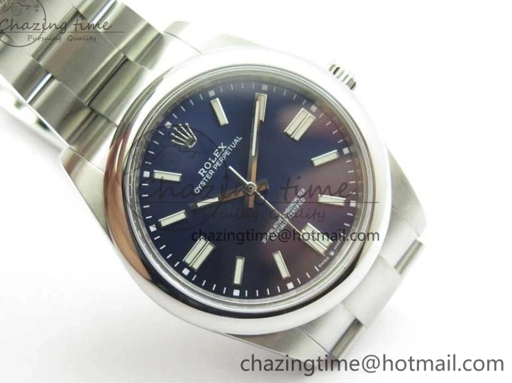 Best AAA Replica Sites Bracelet Best Blue 124300 Edition 41mm 2693 Upgraded Perpetual BP Oyster on Maker Dark Dial SS 1103